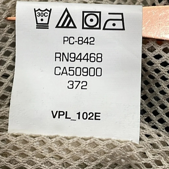 NWOT Van Heusen Lined Water Resistant Windbreaker Jacket Navy M - Picture 11 of 16